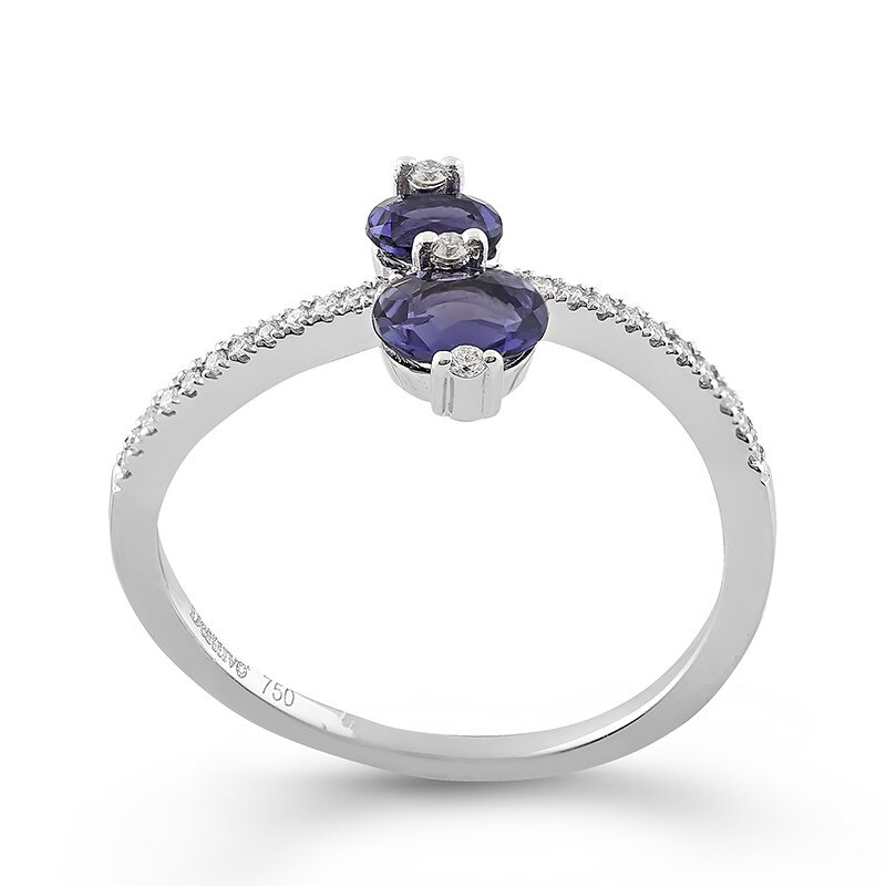 Inel Deruvo Aur 18k Diamante, Lolite, 52 R24814IOWN-W