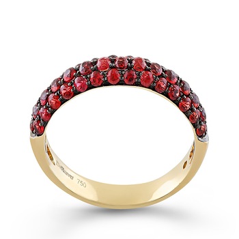 Inel Deruvo Aur 18k Safire Portocalii, 52 R3180ORS-Y Inel Deruvo Aur 18k Safire Portocalii, 52 R3180ORS-Y