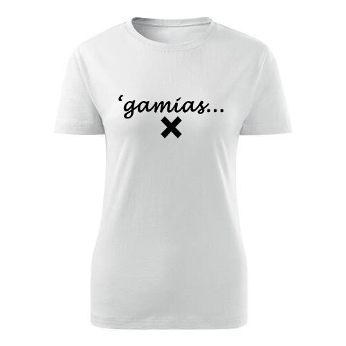 Tricou Gamias dama alb, XS