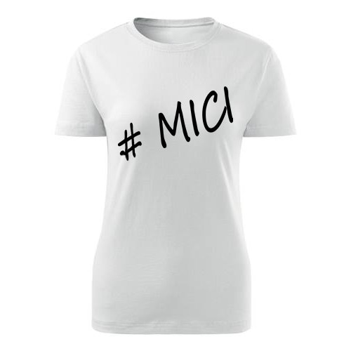 Tricou Mici dama alb, XS
