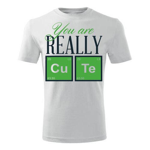 Tricou You are really cute barbati alb, M