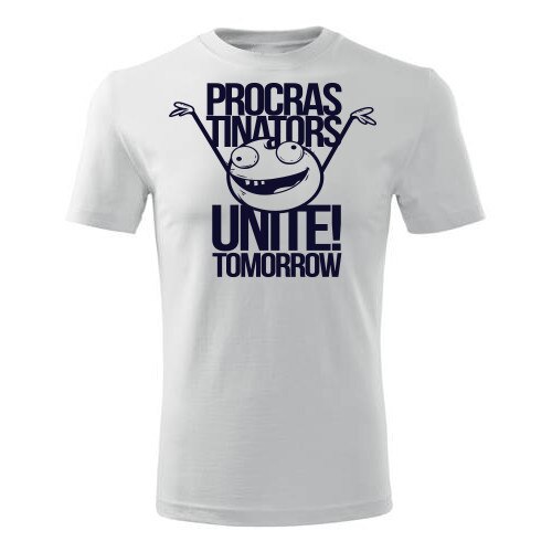 Tricou Unite tomorrow barbati alb, L