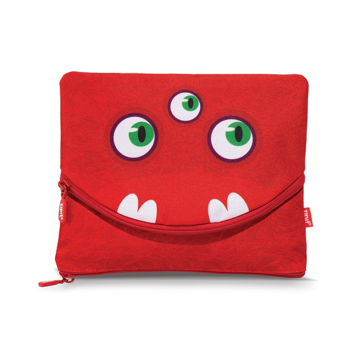 Несесер ZIPIT, Wildings Slim, 26x1x21.5cm, Червен