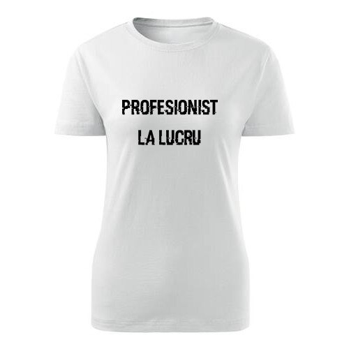 Tricou Profesionist dama alb, M