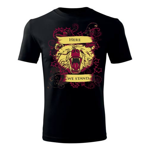 Tricou Protective bear barbati negru, M