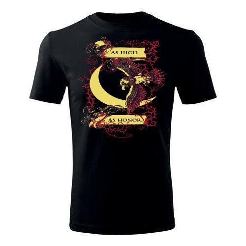 Tricou Hunting eagle barbati negru, L