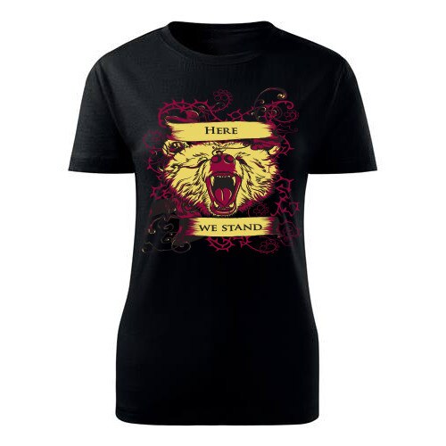 Tricou Protective bear dama negru, M