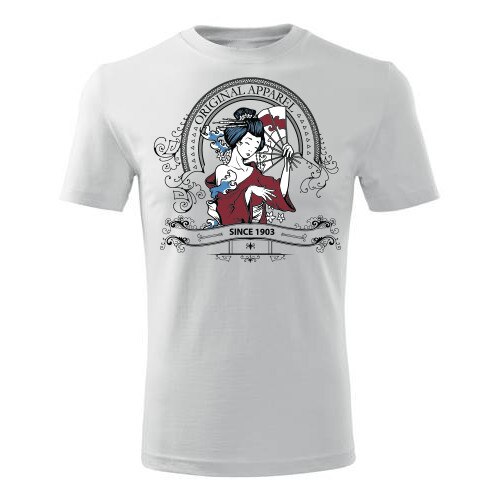 Tricou Western barbati alb, M