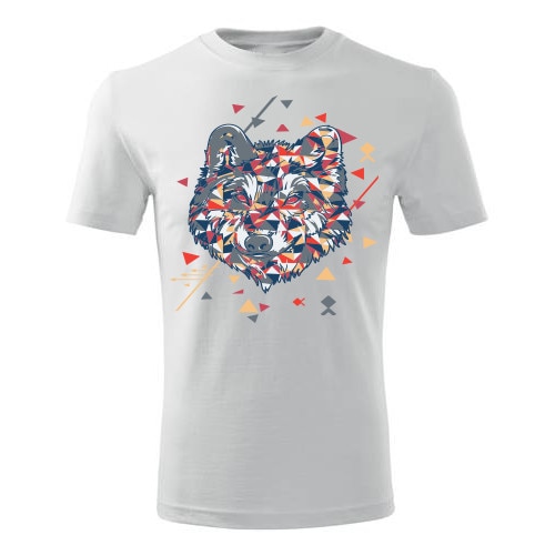 Tricou Diamond wolf barbati alb, L