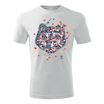 Tricou Diamond wolf barbati alb, L Tricou Diamond wolf barbati alb, L