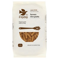 Fussili din orez brun fara gluten si alergeni, organic, vegan, kosher 500g, Freee by Doves Farm