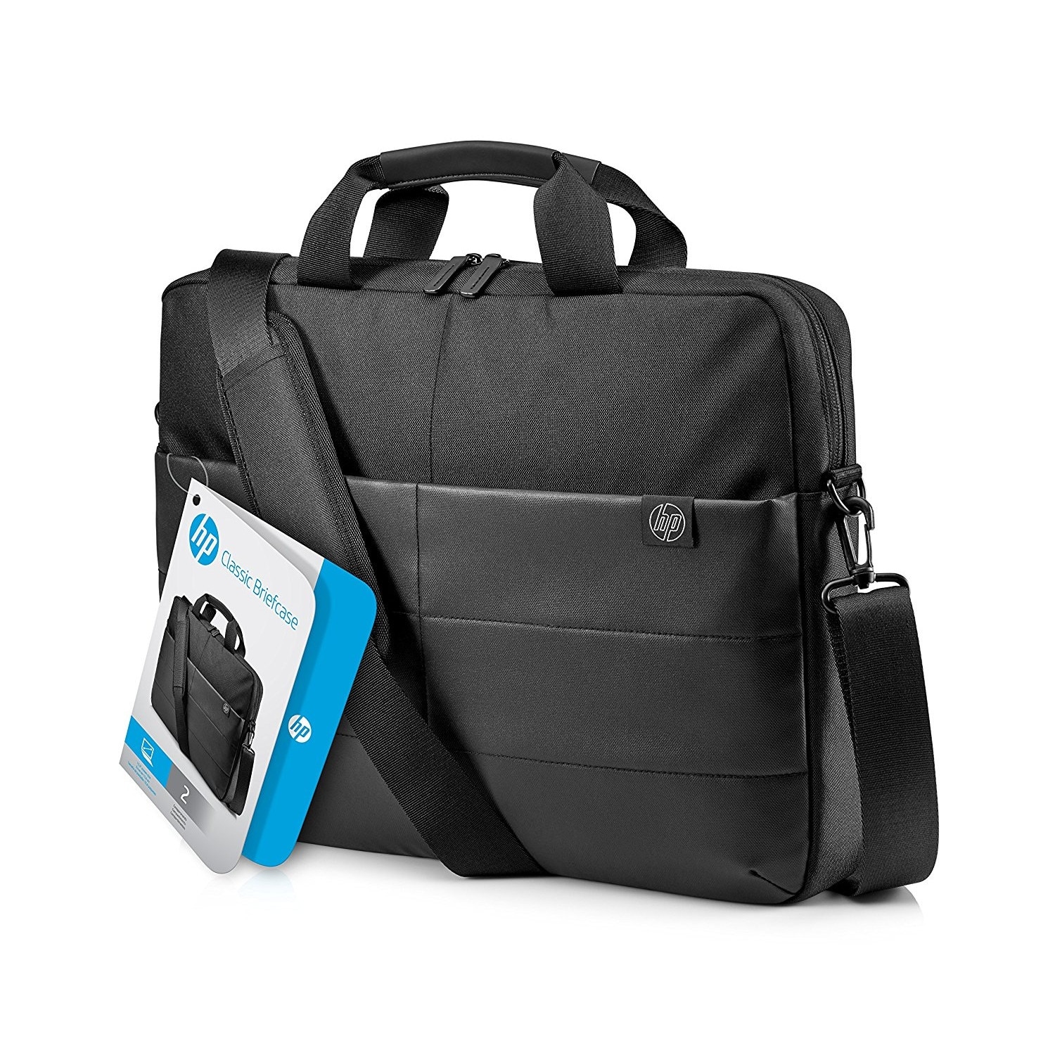 Чанта за лаптоп HP 15.6 Classic Briefcase, Черен - eMAG.bg