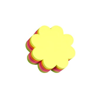 Notite autoadezive Die-Cut - floare, 67 x 67 mm, 5 x 50 file/set, Stick Notite autoadezive Die-Cut - floare, 67 x 67 mm, 5 x 50 file/set, Stick
