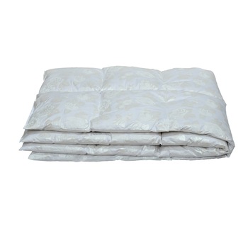 Pilota Pufosul din pene si puf de gasca, 160x200 cm, Alb, Iarna Pilota Pufosul din pene si puf de gasca, 160x200 cm, Alb, Iarna