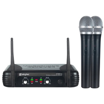 Microfoane fara fir 2x de mana UHF STWM722 Microfoane fara fir 2x de mana UHF STWM722