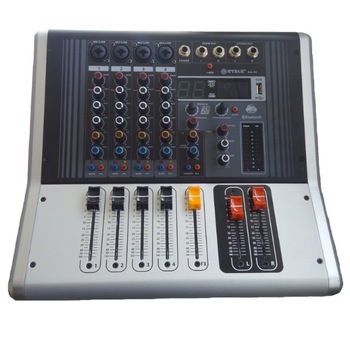 Mixer WNGR KA-40, 4 benzi, display digital, USB, 4 intari microfon Mixer WNGR KA-40, 4 benzi, display digital, USB, 4 intari microfon