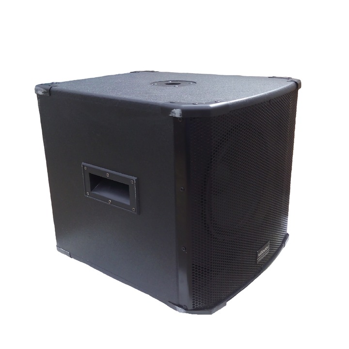 Subwoofer Activ Profesional, Putere 1200W, Model F1, Negru, Port USB, Card SD, AUX IN,Conectivitate Bluetooth