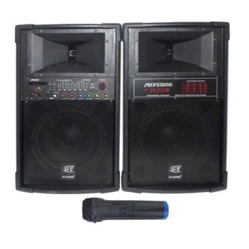 Set de 2 Boxe Active Vlliodor , Putere 640 W , Microfon Wireless , Functie Karaoke , Conectivitate prin functie Bluetooth , Port USB , Incinta Lemn , Cablu de legatura , Radio FM , Aspect Modern , Culoare Negru Set de 2 Boxe Active Vlliodor , Putere 640 W , Microfon Wireless , Functie Karaoke , Conectivitate prin functie Bluetooth , Port USB , Incinta Lemn , Cablu de legatura , Radio FM , Aspect Modern , Culoare Negru