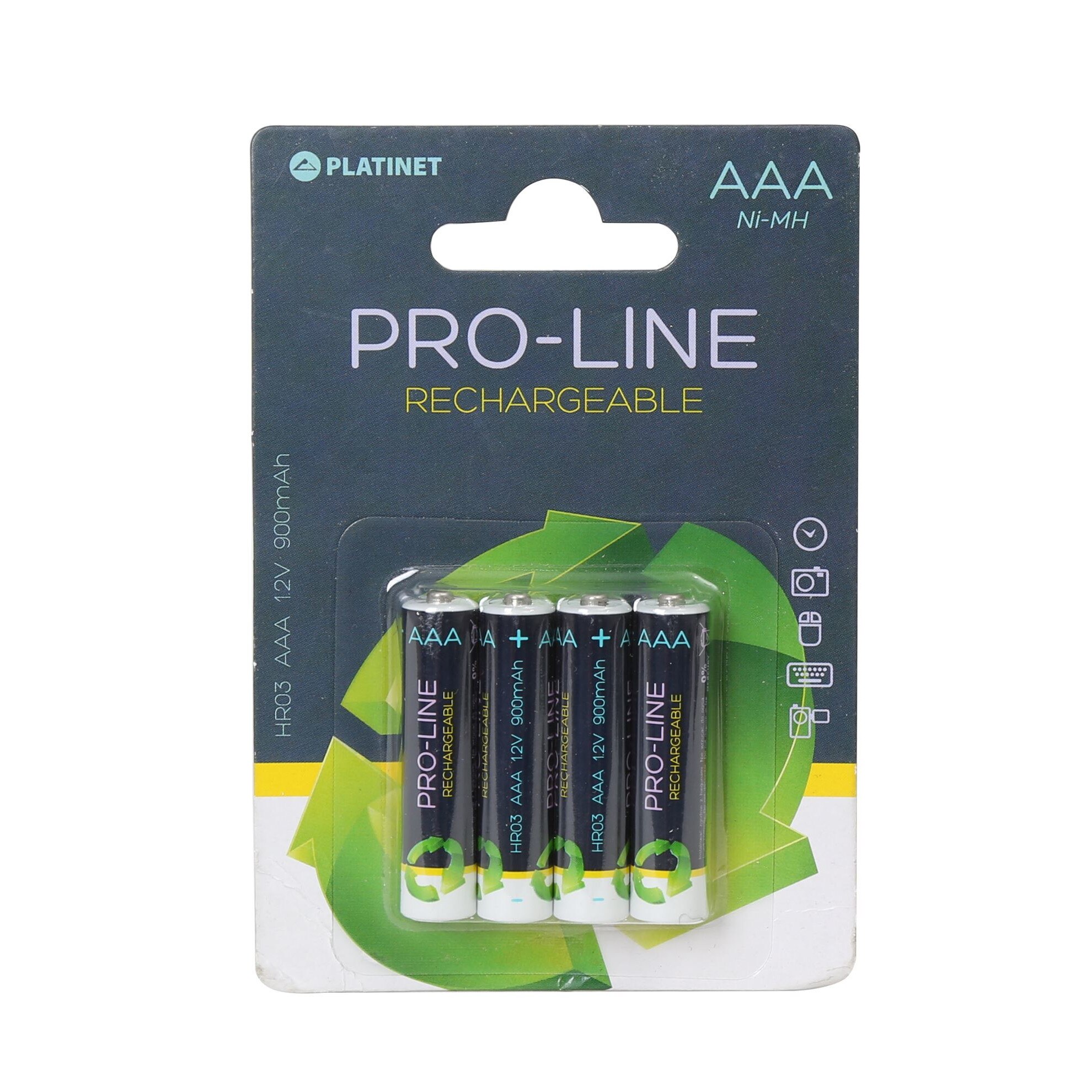 Acumulator Platinet HR3 (AAA) 900 mAh 4SZT BLISTER (pret/set) - PAR34