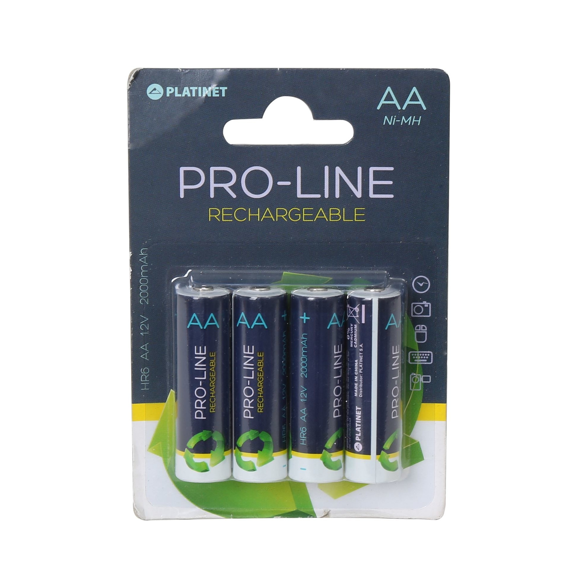 Acumulator Platinet HR6 (AA) 2000 mAh 4SZT BLISTER (pret/set) - PAR64