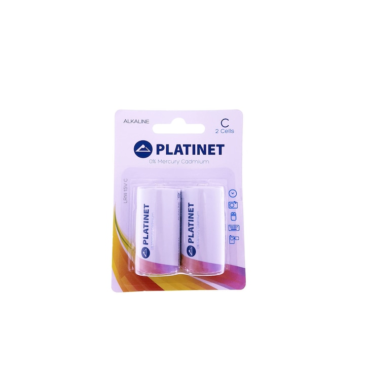 Baterii Platinet Alkaline PRO LR14 BLISTER*2 [43732] (pret/set) - PMBLR142B