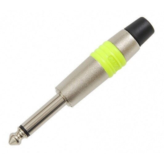 Conector Jack cu 2 Poli 6.3 mm Rean NYS224C-4 Galben