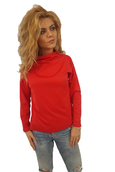 Bluza casual rosie, Adelina Teodora, 36/38 EU