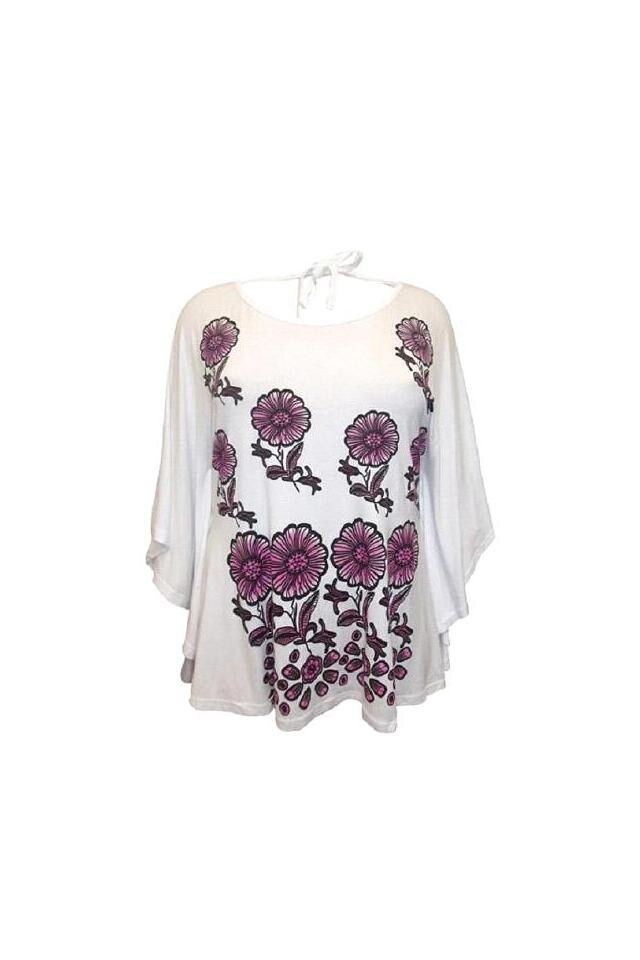 Bluza Elena, Alb, 2XL