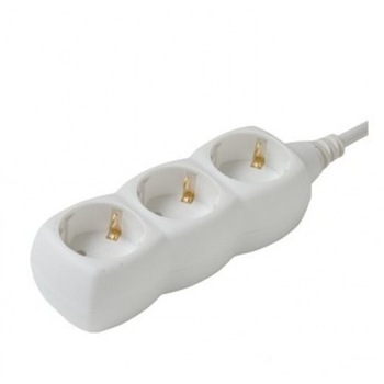 Prelungitor de retea, 3 prize, 5 m, 2300W, alb, IP20, Home Prelungitor de retea, 3 prize, 5 m, 2300W, alb, IP20, Home
