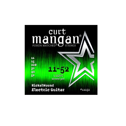 Set Corzi Chitara Electrica - Curt Mangan Nickel Wound 11-52