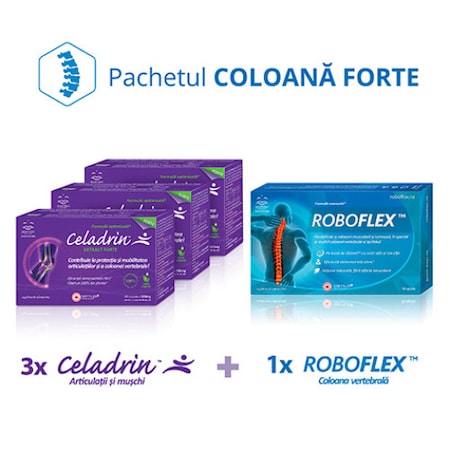 Pareri ROBOFLEX capsule cu IBUcell, ingredient bioactiv de baza care reduce durerile de spate.