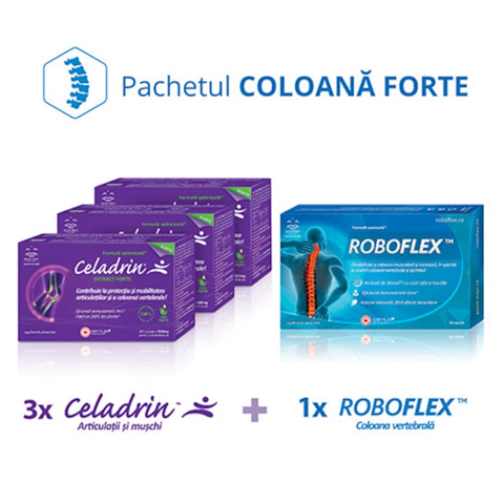 Roboflex pentru flexibilitate şi relaxare musculară, 30 capsule