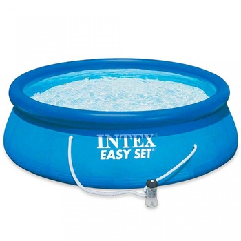 Piscina Intex Easy Set cu inel gonflabil d=244 cm, inaltime 76cm. Sistem de filtrare inclus Piscina Intex Easy Set cu inel gonflabil d=244 cm, inaltime 76cm. Sistem de filtrare inclus
