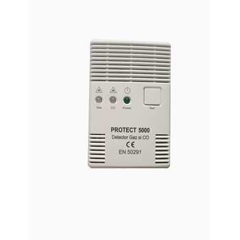 Detector de gaz si monoxid de carbon, senzor gaz pentru modelul PROTECT 5000 cu electrovana Detector de gaz si monoxid de carbon, senzor gaz pentru modelul PROTECT 5000 cu electrovana