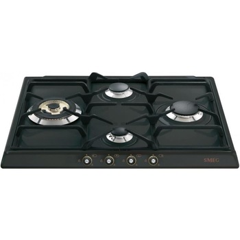 Plita incorporabila Smeg Cortina SR764AO, 60 cm, plita gaz, 4 arzatoare, sistem siguranta Stop-Gaz, negru antracit Plita incorporabila Smeg Cortina SR764AO, 60 cm, plita gaz, 4 arzatoare, sistem siguranta Stop-Gaz, negru antracit