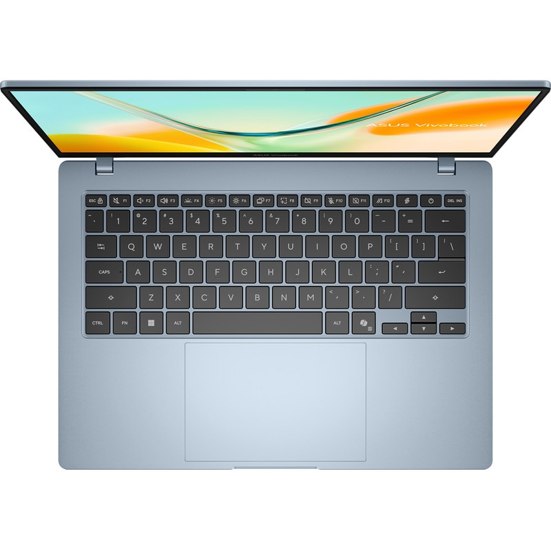 Laptop ASUS Vivobook S14 S5408QA-TM274W Snapdragon X X1-26-101 14 inch RAM 8GB SSD 256GB Qualcomm Adreno X1-85 Windows 11 Light Blue