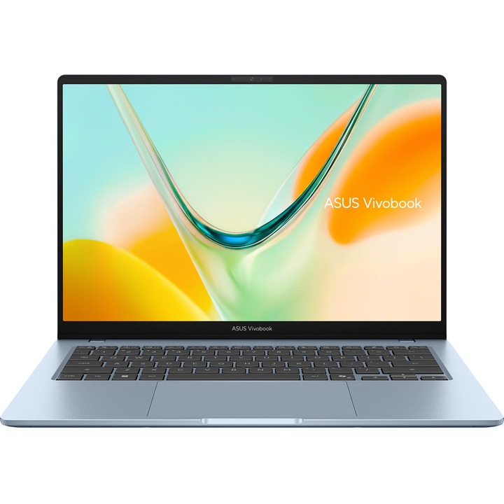 Laptop ASUS Vivobook S14 S5408QA-TM274W Snapdragon X X1-26-101 14 inch RAM 8GB SSD 256GB Qualcomm Adreno X1-85 Windows 11 Light Blue
