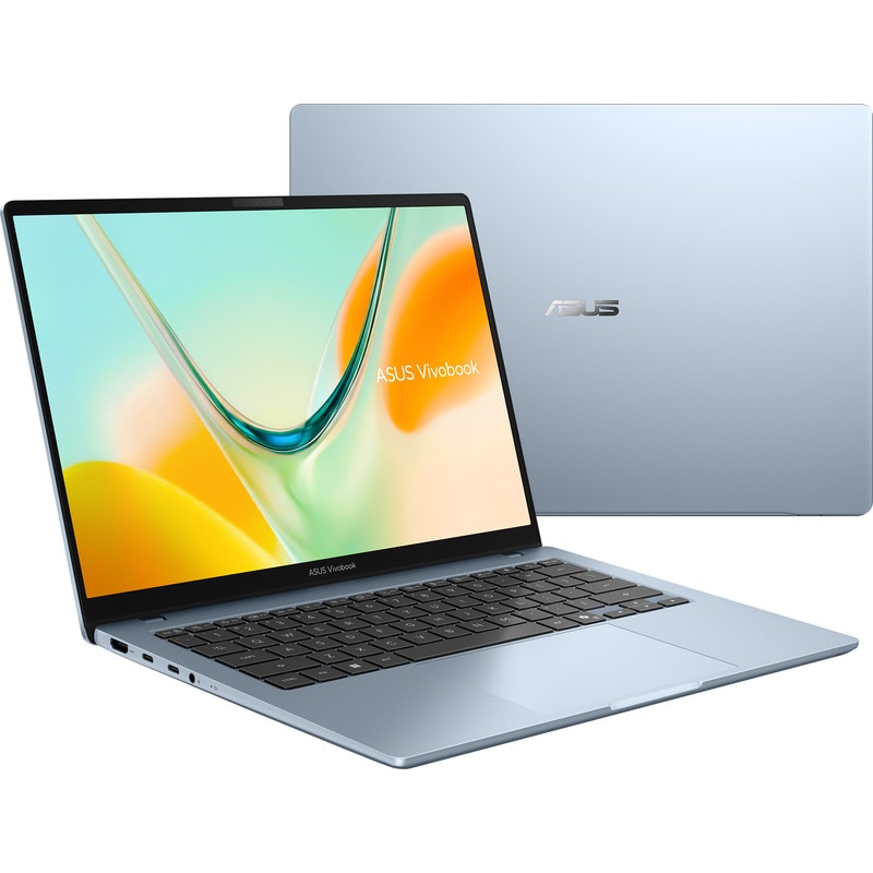 Laptop ASUS Vivobook S14 S5408QA-TM274W Snapdragon X X1-26-101 14 inch RAM 8GB SSD 256GB Qualcomm Adreno X1-85 Windows 11 Light Blue