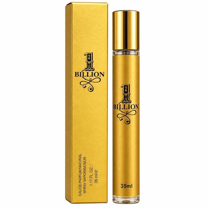Parfum pentru barbati 1 Billion Men V.V. Love, Apa de Parfum, 35 ml, aroma florala ambrata lemnoasa, tuberoza, note solare, sare, ulei de Monoi, ambergris, pielarie, cashmeran, labdanum si pin