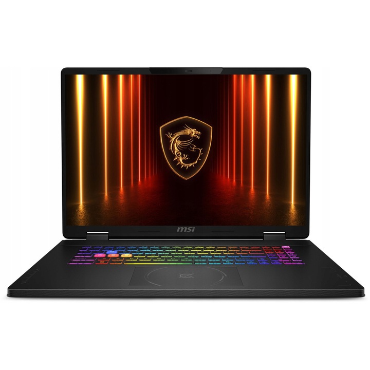 Laptop MSI Crosshair 18 HX AI, 18" QHD+, Intel® Core™ Ultra 7 251HX pana la 5.1 GHz, 16 GB RAM DDR5 6400, 1 TB SSD, NVIDIA® GeForce® RTX 5060 8 GB, Free Dos, Black 1 TB