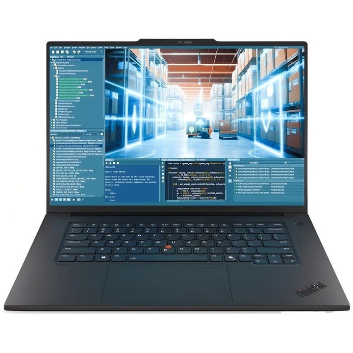 Laptop Lenovo ThinkPad T1g, 16" WUXGA, Intel® Core™ Ultra 7 255H pana la 5.1 GHz, 32 GB RAM LPDDR5x 7467, 1 TB SSD, NVIDIA® GeForce® RTX 5060 8 GB, Windows 11 Pro, Black 1 TB