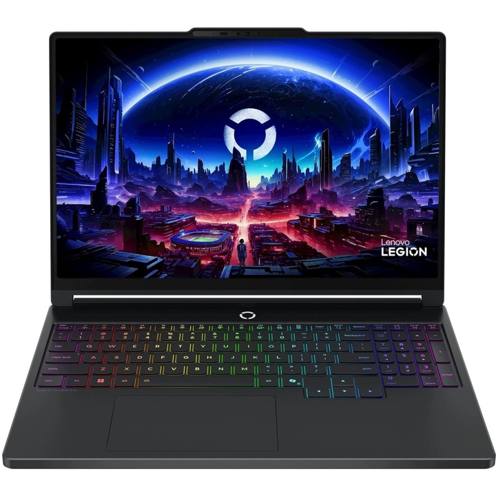 Laptop Lenovo Legion 5, 15.3" WQXGA, Intel® Core™ Ultra 7 356H pana la 4.7 GHz, 16 GB RAM DDR5 5600, 512 GB SSD, NVIDIA® GeForce® RTX 5060 8 GB, Free Dos, Eclipse Black 512 GB