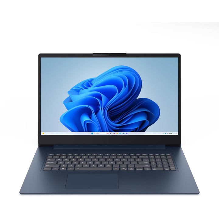 Laptop Lenovo IdeaPad Slim 3i, 17.3" Full HD, Intel® Core™ 5 320 pana la 4.6 GHz, 8 GB RAM DDR5 5600, 512 GB SSD, Intel® Graphics, Free Dos, Cosmic Blue 512 GB