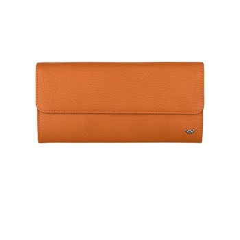Portofel dama tip plic, cu capsa, din piele, Golden Head by iLUX Portofel dama tip plic, cu capsa, din piele, Golden Head by iLUX