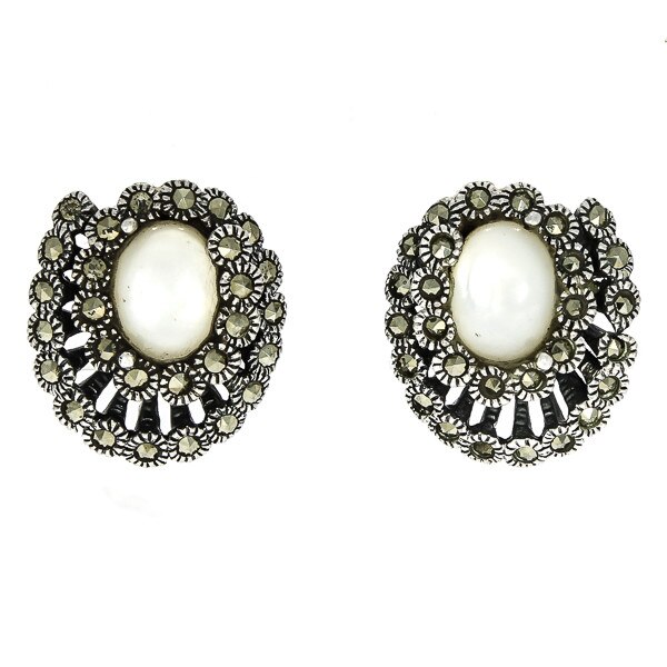 Cercei Argint, Janette, Vintage, Sidef