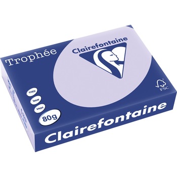 Hartie Clairefontaine A4, 80g/mp, color pal, 500/top, Mov Hartie Clairefontaine A4, 80g/mp, color pal, 500/top, Mov