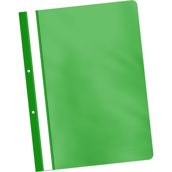 Dosar plastic sina Ubers strong cu gauri, Verde, Ubers, 25/set Dosar plastic sina Ubers strong cu gauri, Verde, Ubers, 25/set