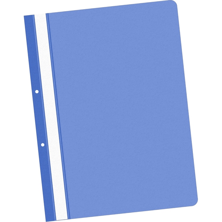 Dosar plastic sina cu gauri economy, 25/set, Albastru