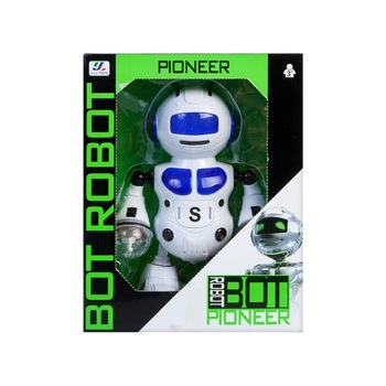 Robot Smart jucarie alba 22X28X10 cm Alb Robot Smart jucarie alba 22X28X10 cm Alb