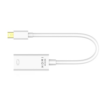 Adaptor Mini DisplayPort / Thunderbolt la HDMI pentru laptop, compatibil Apple Macbook, Lenovo, Surface Pro, suporta 4K Adaptor Mini DisplayPort / Thunderbolt la HDMI pentru laptop, compatibil Apple Macbook, Lenovo, Surface Pro, suporta 4K